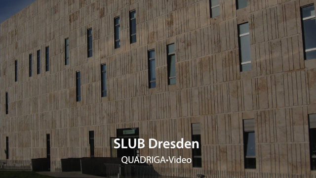 SLUB Project completed - Retrodigitization with QUADRIGA Video