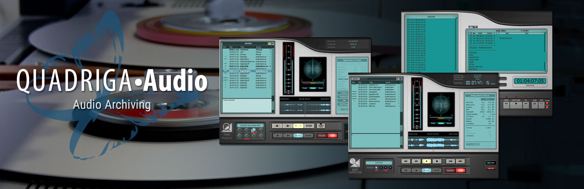 QUADRIGA&bull;Audio Banner