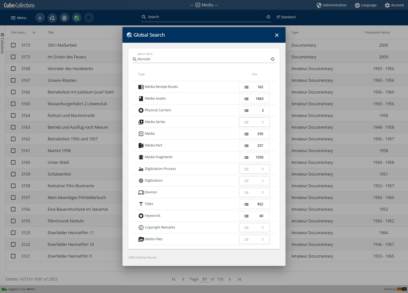 Cube&bull;Collections OnlineSearch Banner