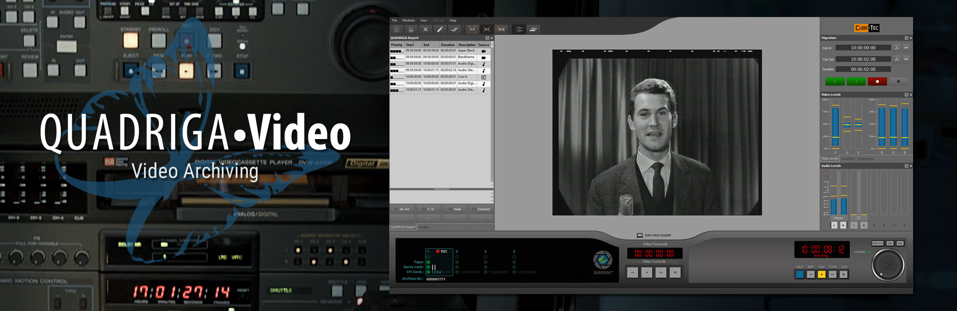 QUADRIGA&bull;Video Banner